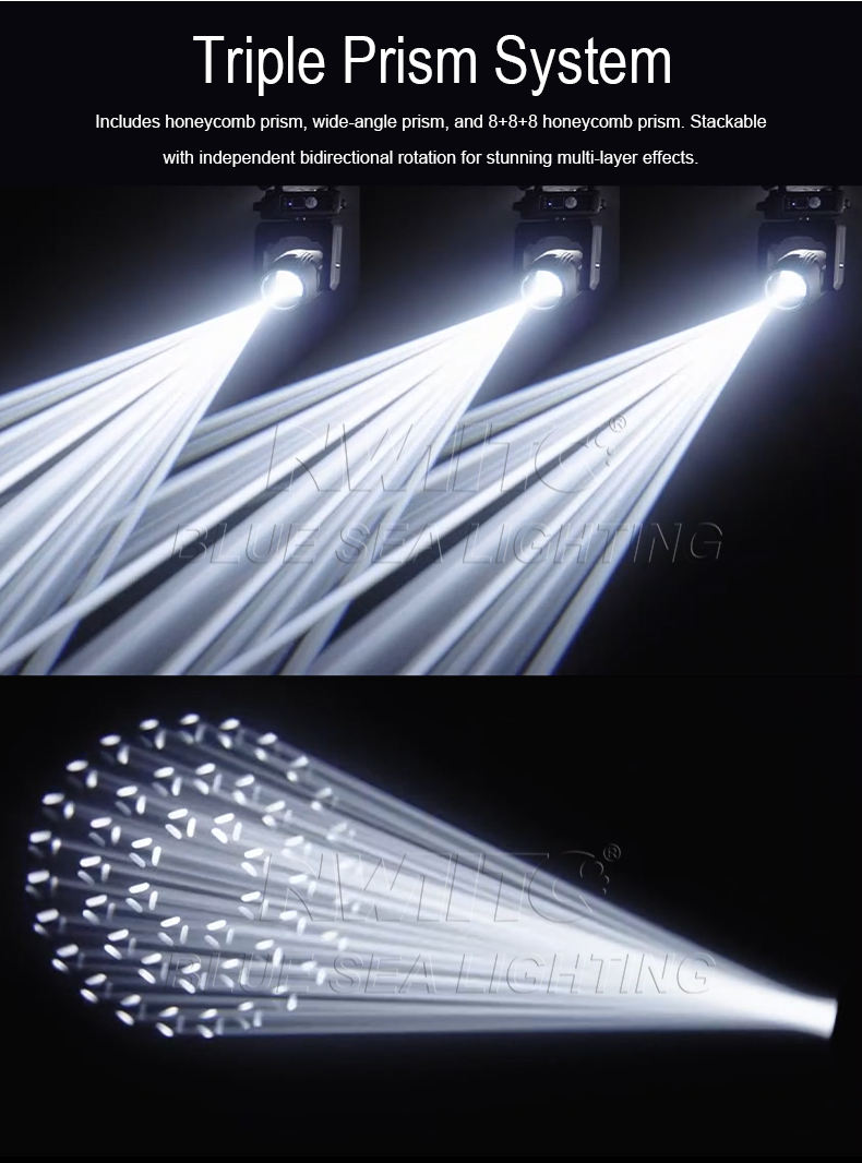 295w moving head with led ring